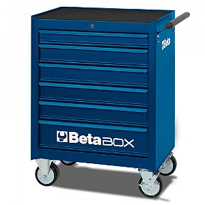 Carro de Ferramentas com 6 Gavetas Azul - C04-BOX-B Marca Beta