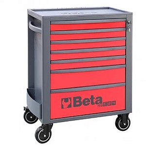 Carrinho de ferramentas com 7 gavetas Vermelho RSC24/7-R Beta