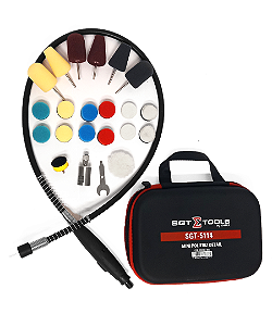 Kit Mini Politriz Roto Orbital 5" Detail Sigma Tools - SGT-5114