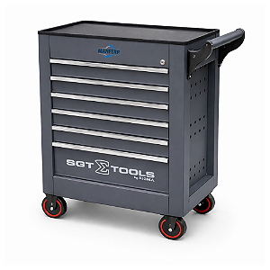Carrinho de Ferramentas 6 gavetas Cinza Profissional Sigma Tools - 1205100607