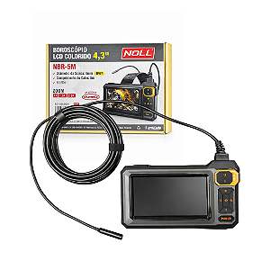 Boroscópio LCD Colorido 4,3" Cabo 5m NBR-5M - Noll
