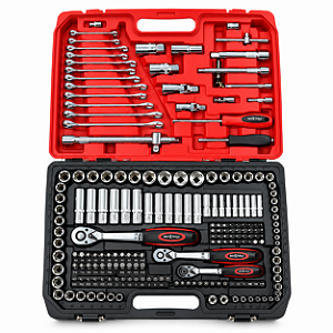 Jogo de Ferramentas com 216 Peças (1/4, 3/8, 1/2") Sigma Tools - 0699940049