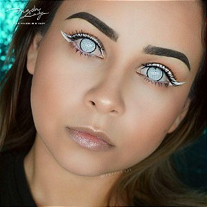 CRAZY LENS MESH BRANCA COM BORDA (WHITE MANSON MESH)
