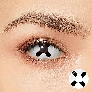 CRAZY LENS WHITE CROSS X