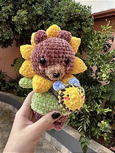 Amigurumi Urso Girassol