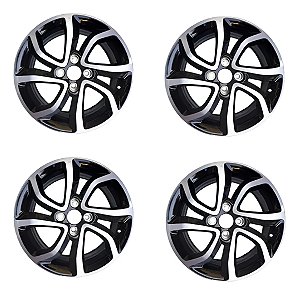| Jogo 04 Rodas Liga Leve Aro 16 4 Furos C3 Picasso Aircross Original 96748549XY