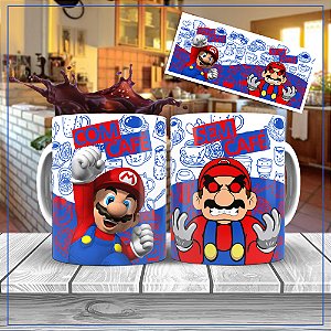 Caneca Personalizada Mario Café