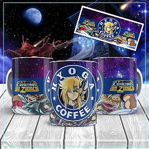 Caneca Personalizada Cavaleiros do Zodiáco (Yoga)