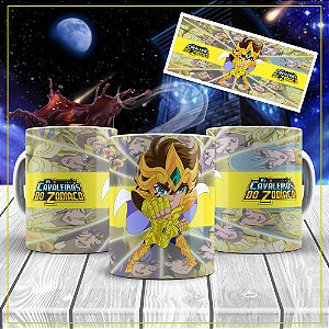 Caneca Personalizada Cavaleiros do Zodiáco (Leão)