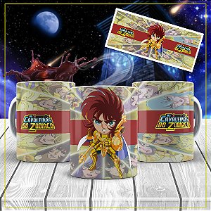 Caneca Personalizada Cavaleiros do Zodiáco (Libra)