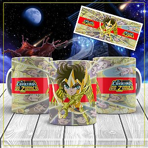 Caneca Personalizada Cavaleiros do Zodiáco (Sagitario)