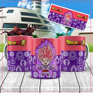 CANECA PERSONALIZDA 1-DRAGON BALL - BLAC