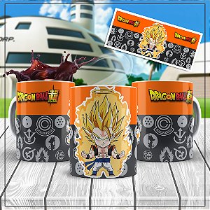 CANECA PERSONALIZDA 1-DRAGON BALL - GOGETA