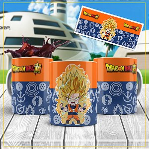 CANECA PERSONALIZDA 1-DRAGON BALL - GOKU SS