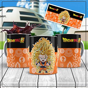 CANECA PERSONALIZDA 1-DRAGON BALL - GOKU SS3