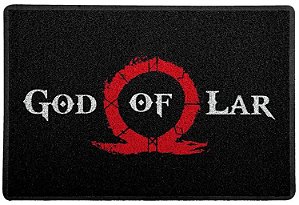 Capacho 60x40 GOD OF LAR - Preto