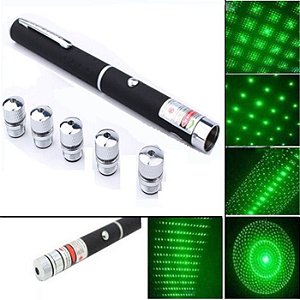 Caneta laser verde 5 pontas - LT404 (3106)