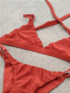 Conjunto Fixo Terra Cota Shine