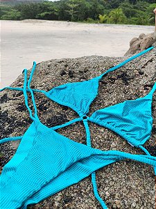 Conjunto Cortininha Acqua Canelado