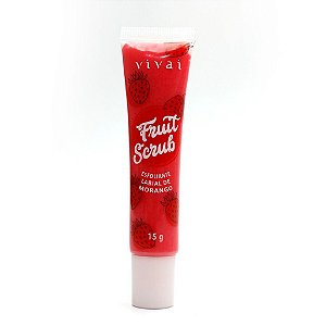 Esfoliante Labial Morango Vivai - Fruit Scrub