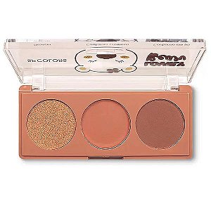 Paleta de Contorno e Bronzer Lovely Bear - SP Color - Versão B