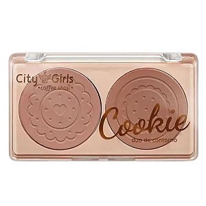 Paleta de Contorno Duo Cookie - City Girls - COR A