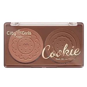 Paleta de Contorno Duo Cookie - City Girls - Modelo B