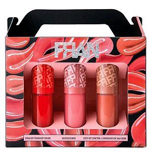 Kit Gloss Labial - Fran by Franciny Ehlke - Glosslicious 3 Produtos