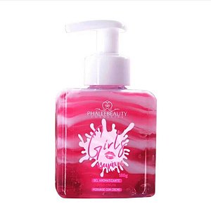 Gel Hidratante para Virilha - Girls Beijável - Morango com Creme - Phállebeauty