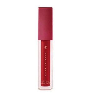 Batom Líquido Vermelho Skinny Matte (Cor Hibisco) Eudora Niina Secrets 5ml