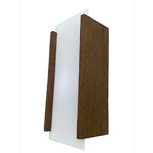 Arandela Parede Madeira Adele Imbuia Claro 2xE27 - 0309108
