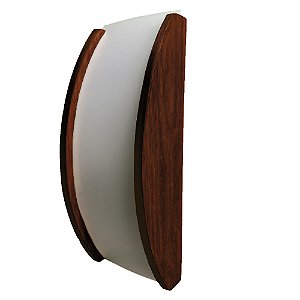 Arandela Parede Madeira Boniie Imbuia Choco 2xE27 - 0308104