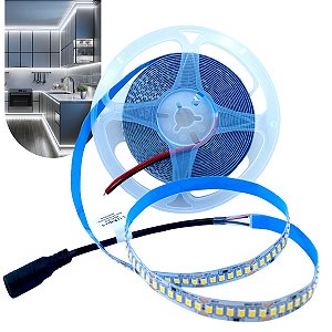Fita LED 2835 240Leds 12V 6000K 22W/m Rolo 5mt - 2835-240-01