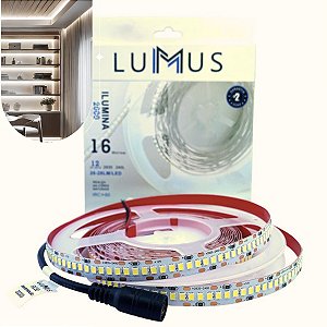Fita LED 2835 240Leds 12V 4000K 22W/m Rolo 5mt - 2835-240-05