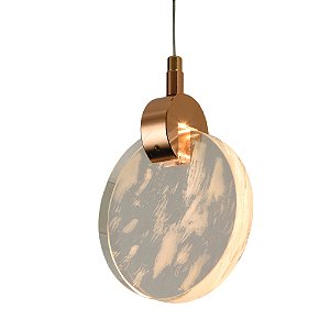 Pendente Lustre Redondo Nuvem 13CM 5W 3000K - DCD02189D