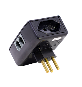 Protetor Raio Pico de Energia p/ Net e Fone 220V - 210