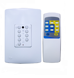 Controle Remoto Variador p/ Ventilador Teto Placa 4X2 - 786