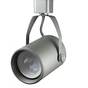 Spot p/ Trilho Usual 1xPar30 E27 Silver Metal - SKY-013SL
