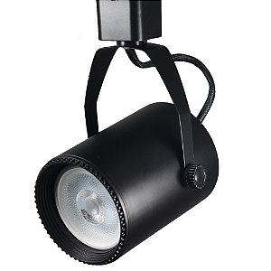 Spot p/ Trilho Usual 1xPar30 E27 Preto Metal SKY-013PT