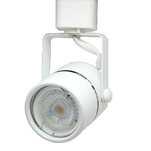 Spot p/ Trilho Usual 1xPar11 Gu10 Branco Metal - SKY-016BR