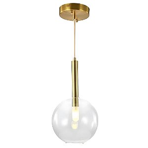 Pendente Lustre Filó Bronze 18x33.5cm 1xG9 - RZ006