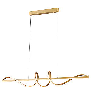 Pendente Led 120×20cm 75W 3000K 7500Lm Aluminio - DCD03038D