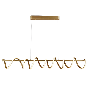 Pendente Led 120×18cm 125W 3000K 1250Lm Aluminio - DCD03065D