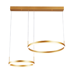 Pendente Led ø40×ø60cm 63W 3000K 4410Lm Aluminio - DCD03107D