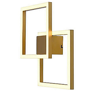 Arandela Parede Led Tec 41x41x4cm 45W 2450Lm 3000K GD010G