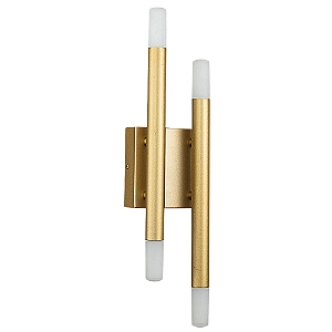 Arandela Parede Led Manacá 7x12x47cm 4x3W 720Lm 3000K Dourado BD004