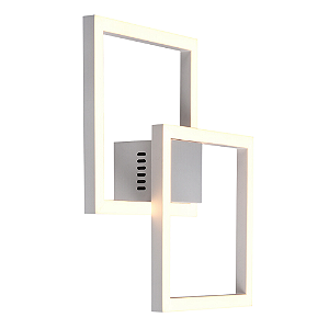 Arandela Parede Led Tec 45W 3000K 2450Lm 41x41x4Cm Branco IP20 GD010W