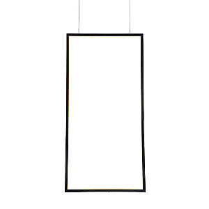 Pendente Led Tec 32W 3000K 1810Lm 2x30x60Cm Preto IP20 GD015B