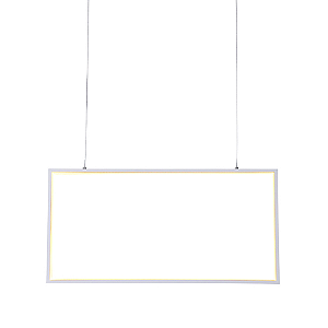 Pendente Led Tec 32W 3000K 1810Lm 2x60x30Cm Branco IP20 GD016W