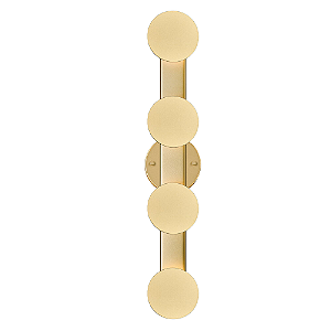 Arandela Parede Led Ribalta 5W 3000K 2000Lm 11x66x6Cm Dourado IP20 RIB1AR01DR060